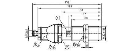 Czujnik pojemnościowy KIE4150NCPKG/US/IO/3D (KI532A) - IFM