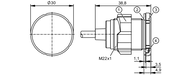 Lampka M22 KTE-VOKM--RKG/2M/IO (KTV102) - IFM