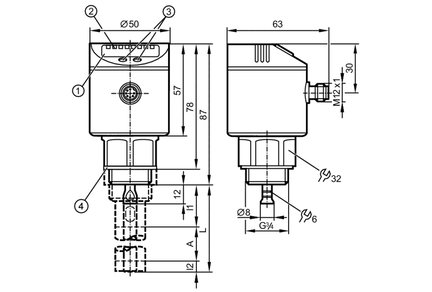 Czujnik do ciągłego pomiaru poziomu (radar z falowodem) LR0000B-BR34ASPKG/US (LR8000) - IFM