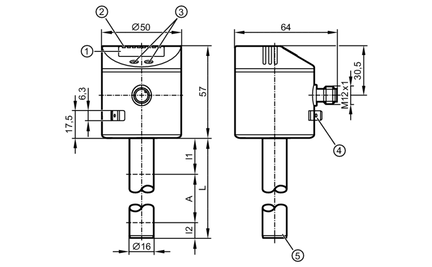 Czujnik elektroniczny poziomu i temperatury LT0472B-B-00KLSKG/US (LT3923) - IFM