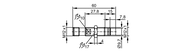 Odporny na cisnienie czujnik położenia tłoka do cylindrów hydraulicznych MFB3002BANKG/B/AM/500/US (MFH203) - IFM