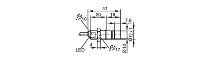 Czujnik dla cylindra MFB3002BBPKG/B/AM/500/0,25M/ZH/US (MFH215) - IFM