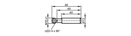 Metalowy czujnik magnetyczny MFG3060-BPKG/AM/V4A/G/US (MFT204) - IFM