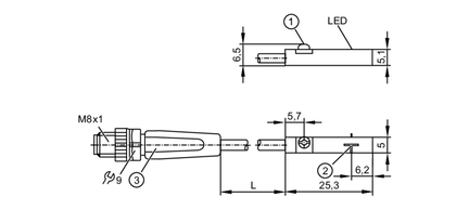 Czujnik położenia tłoka z rowkiem T MKT3028BBPKG/G/0,5M/ZH/ASR (MK5121) - IFM
