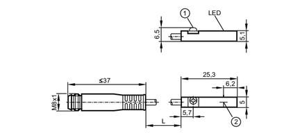 Czujnik położenia tłoka z rowkiem T MKT3028BBPKG/G/0,3M/ZH/AS (MK5127) - IFM