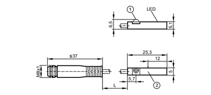 Czujnik położenia tłoka z rowkiem T MKT3020BAPKG/A/0,3M/ZH/AS (MK5155) - IFM