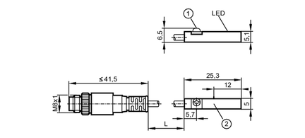 Czujnik położenia tłoka z rowkiem T MKT3020BBPKG/A/0,5M/ZH/ASR (MK5171) - IFM