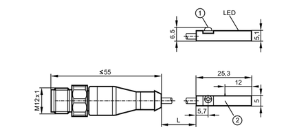 Czujnik położenia tłoka z rowkiem T MKT3020BBPKG/A/1,2M/-H/US (MK5177) - IFM