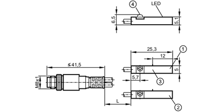 Czujnik położenia tłoka z rowkiem T MKT3020BBPKG/A/0,3M/ZH/ASR/2X (MK5208) - IFM