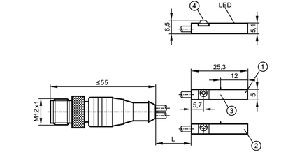 Czujnik położenia tłoka z rowkiem T MKT3020BBPKG/A/0,3M/ZH/US/2X (MK5209) - IFM