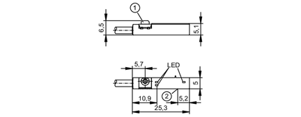 Czujnik położenia tłoka z rowkiem T MKT3028BBPKG/A/0,3M/ZH/US (MK5248) - IFM