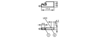 Czujnik położenia tłoka do rowka typu C MKC3028-ANKG/G/ZH (MK5306) - IFM