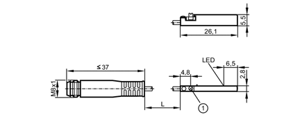 Czujnik położenia tłoka z celką GMR MKC3028BBPKG/G/0,3M/ZH/AS (MK5310) - IFM