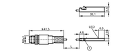 Czujnik położenia tłoka z celką GMR MKC3028BBPKG/G/0,3M/ZH/ASR (MK5311) - IFM