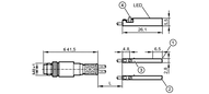 Czujnik położenia tłoka do rowka typu C MKC3020BBPKG/A/0,3/ZH/ASR/2X (MK5350) - IFM