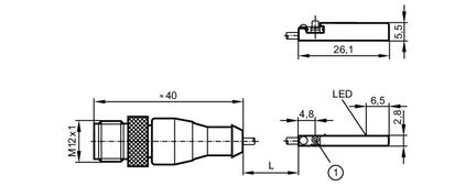 Czujnik położenia tłoka do rowka typu C MKC3028BBPKG/G/0,3M/ZH/US (MK5357) - IFM