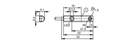 Czujnik położenia tłoka z celką GMR MKC3028BBPKG/G/ZH (MK5531) - IFM