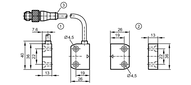 Czujnik z kodowaniem magnetycznym MN14005-AKOG/L/0.1m/-H/US (MN207S) - IFM