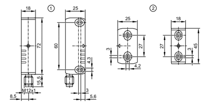 Czujnik bezpieczeństwa z kodowaniem RFID MN35010-BPKG/CD/US (MN700S) - IFM