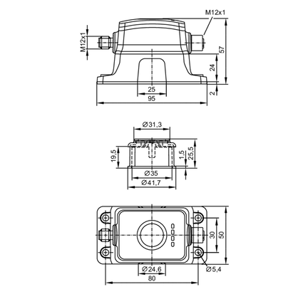 Pozycjoner do zaworów przemysłowych MVQ3360-XRKG/IO/B-Port/2SV/US (MVQ301) - IFM