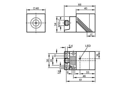 Czujnik indukcyjny NAMUR IMC2035-N/US/2G/1D (NM501A) - IFM