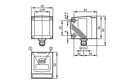 Dalmierz laserowy O1DLF3KG (O1D121) - IFM