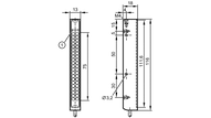 Oświetlacze zewnętrzne BAR LIGHT 10x75 w/0,3M/US (O2D923) - IFM