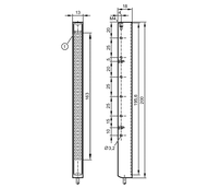 Oświetlacze zewnętrzne BAR LIGHT 10x150 RT/0,3M/US (O2D924) - IFM