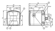Kamera ToF O3DIRDKG/E1/GM/T/40 (O3D311) - IFM