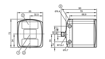Czujnik 3D O3DIRDKG/E1/GM/S/60 (O3D312) - IFM