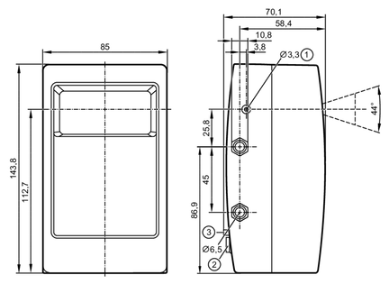 Czujnik 3D sensor do zastosowań mobilnych O3MXOOKG/CAN/E3/GM/97 (O3M171) - IFM