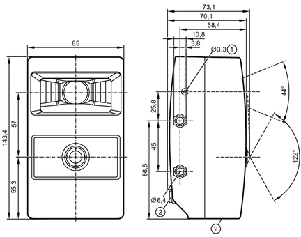Czujnik 3D sensor do zastosowań mobilnych O3MXOOKG/CAN/E3/GM/A1/97 (O3M271) - IFM