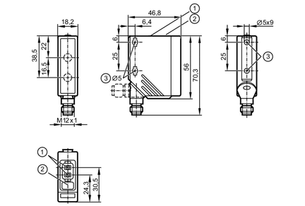 Dalmierz laserowy O5DLCNKG/US (O5D152) - IFM
