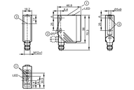 Czujnik typu bramka - odbiornik O5E-FPKG/US100 (O5E500) - IFM