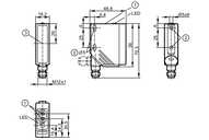 Czujnik typu bramka - odbiornik O5ELFPKG/US100 (O5E700) - IFM