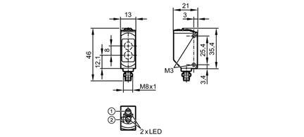 Czujnik dyfuzyjny O6TIFNKG/AS/4P (O6T216) - IFM