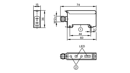 Wzmacniacz światłowodowy OBF-FAKG/T/US (OBF512) - IFM