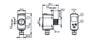 Dalmierz laserowy OGDLF8KG/IO-LINK/US (OGD551) - IFM