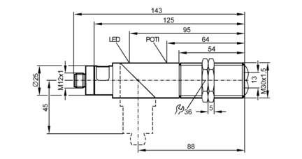 Czujnik dyfuzyjny OIT-FPKG/US-100-DPS (OI5014) - IFM