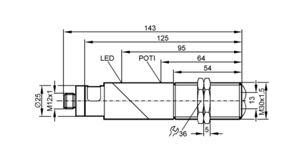 Czujnik dyfuzyjny OIT-ASI/US-100 (OI5021) - IFM