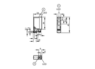 Laserowy czujnik dyfuzyjny OJHLFNKG/SO/AS (OJ5055) - IFM