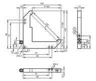 Optyczny czujnik kątowy OPL-FNKG/IO-LINK/AS (OPL203) - IFM
