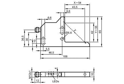 Optyczny czujnik kątowy OPL-DPKG/US (OPL204) - IFM