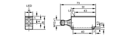 Czujnik dyfuzyjny OUN-HPKG/US-100-DPS (OU5069) - IFM