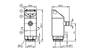 Czujnik ciśnienia z wyświetlaczem PN-001BREN14-MFRKG/US/ /V (PN2297) - IFM