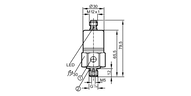 Presostat z ceramiczną celą pomiarową PP-010-RBG14-QFPKG/US/ /V (PP004E) - IFM