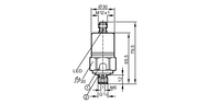 Presostat z ceramiczną celą pomiarową PP-400-SBG14-QFPKG/US/ /V (PP7550) - IFM
