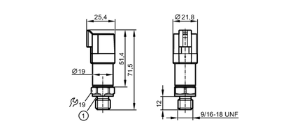 Transmiter ciśnienia PU-100PSEU96-V-DVG/DE (PU1702) - IFM