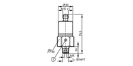 Przetwornik ciśnienia z ceramiczną celką pomiarową PA-025PRBN14-A-ZVG/US/ /V (PX3233) - IFM
