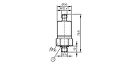 Przetwornik ciśnienia z ceramiczną celką pomiarową PA-010-RBG14-B-DVG/US/V (PX9524) - IFM